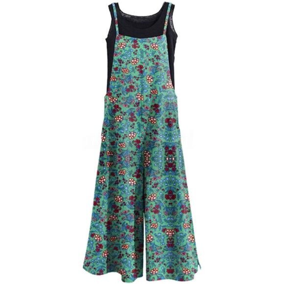 Women's Casual Loose Long Jumpsuits Jumpsuits-304 - Picture 1 of 3